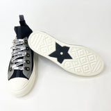 CHRISTIAN DIOR WALK’IN BLK MACROCANNAGE TECHNICAL MESH SNEAKERS sz 38