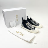 DIOR WALK’IN DIOR  BLK LACE HIGHTOPS sz 37.5