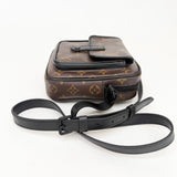 LOUIS VUITTON CHRISTOPHER WEARABLE WALLET IN MACASSAR MONO & MATTE BHW