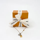 LOUIS VUITTON NANOGRAM TWO TONE NECKLACE