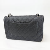 CHANEL LARGE CLASSIC DOUBLE FLAP IN BLK CAVIAR LEA & SHW - BLuxe Boutique