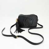 GUCCI BLK LEA SOHO DISCO CROSSBODY