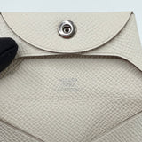 HERMES BASTIA COIN POUCH IN NATA ( CREAM ) MYSORE GOATSKN