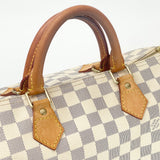 LOUIS VUITTON SPEEDY 30 DAMIER AZUR + INSERT ORGANIZER