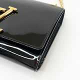 LOUIS VUITTON LOUISE PM BLK PATENT CROSSBODY BAG