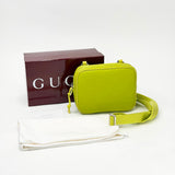 GUCCI RUBBER EFFECT & LEA MINI EDGE CROSSBODY