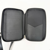 LOUIS VUITTON DOUBLE ZIP PHONE POUCH CROSSBODY IN ECLIPSE MONO - BLuxe Boutique