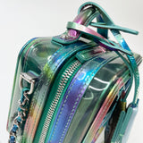 CHANEL FILIGREE VANITY IN IRIDESCENT RAINBOW PAT LEA & PVC