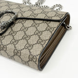 GUCCI DIONYSUS SUPREME CHAIN WALLET/ CROSSBODY