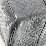 GUCCI JOY BOSTON 2WAY BAG IN BLK MICROGUCCISSIMA LEATHER & SHW