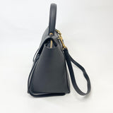 CELINE MINI BELT BAG IN BLK PEBBLED LEA