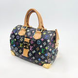 LOUIS VUITTON x TAKASHI MURAKAMI BLK MONO MULTICOLOR SPEEDY 30