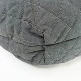 CHANEL COCO CABAS DRAWSTRING QUILTED DENIM HOBO TOTE