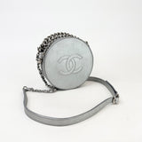 CHANEL ROUND AS EARTH CROSSBODY IN METALLIC LEA & SHW - BLuxe Boutique
