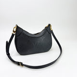 LOUIS VUITTON BAGATELLE MN IN BLK GIANT MONO EMPREINTE LEA