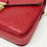 LOUIS VUITTON POCHETTE METIS IN RED EMPREINTE LEA & GHW - BLuxe Boutique