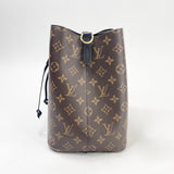 LOUIS VUITTON NEONOE MM IN MONOGRAM W BLK TRIM