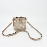 LOUIS VUITTON NANO NOE CROSSBODY IN CRM EMPREINTE LEA