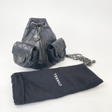 CHANEL MINI BACKPACK IS BACK IN BLK LEA & RHW