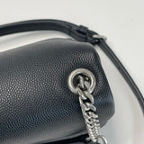 SAINT LAURENT WEST HOLLYWOOD TOY BLK GRAINED LEATHER CROSSBODY BAG