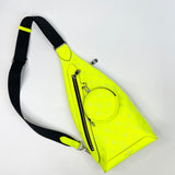 LOUIS VUITTON NEON YELLOW TAIGARAMA MONO DUO SLINGBAG