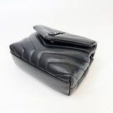 SAINT LAURENT TOY LOULOU IN BLK LEATHER & BHW - BLuxe Boutique