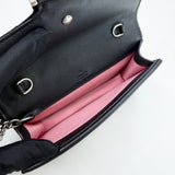 GUCCI DIONYSUS SUPER MINI MULTI WAY IN BLK VELVET W CRYSTALS