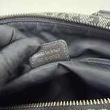 CHRISTIAN DIOR BLK TROTTER CANVAS BOSTON 35 TOTE