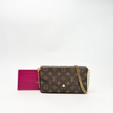 LOUIS VUITTON FELICIE POCHETTE CROSSBODY + CARD HOLDER POUCH - BLuxe Boutique