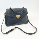 LOUIS VUITTON GEORGES MM IN BLK EMPREINTE LEA & GHW