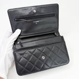 CHANEL CLASSIC WOC IN BLK LAMBSKN LEA & SHW