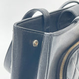 CHANEL BUSINESS AFFINITY LRG BLK CAVIAR LEA & LGHW TOTE
