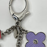 LOUIS VUITTON FLEUR D’EPI KEY CHAIN/ BAG CHARM