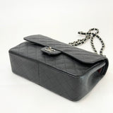 CHANEL LARGE CLASSIC DOUBLE FLAP IN BLK CAVIAR LEA & SHW - BLuxe Boutique