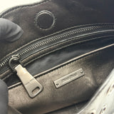 MIU MIU BLK LMBSKIN & GROMMET CROSSBODY BAG  - BLuxe Boutique