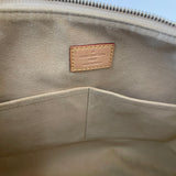 LOUIS VUITTON EVORA MM TWO WAY BAG IN DAMIER AZUR & GHW