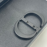 DIOR MONTAIGNE 30 BLK ULTRA MATTE BOX BAG/ CROSSBODY