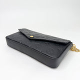 LOUIS VUITTON FELICIE POCHETTE CROSSBODY IN BLK EMPREINTE LEA