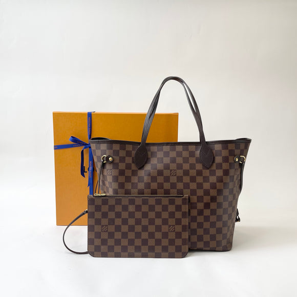 LOUIS VUITTON NEVERFULL MM DE + POUCH