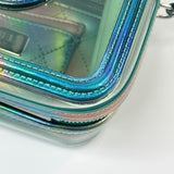 CHANEL FILIGREE VANITY IN IRIDESCENT RAINBOW PAT LEA & PVC