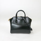 GIVENCHY SMALL ANTIGONA IN DARK GREEN SMOOTH LEATHER & GHW