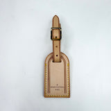 LOUIS VUITTON VACHETTA LEATHER LUGGAGE TAG GHW