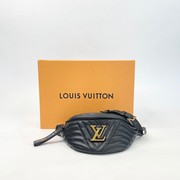 LOUIS VUITTON NEW WAVE BLK LEA BUM BAG BLuxe Boutique