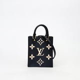 LOUIS VUITTON PETITE SEC PLAT IN BLK/ CRM MONO EMPRIENTE LEA - BLuxe Boutique