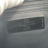 VALENTINO ROCKSTUD GLAM LOCK NOIR FLAP CHAIN CROSSBODY BAG