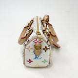 LOUIS VUITTON x TAKASHI MURAKAMI NANO SPEEDY WHT MULTICOL