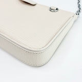LOUIS VUITTON EASY POUCH ON STRAP CROSSBODY IN CRM EPI LEA W SHW