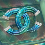 CHANEL FILIGREE VANITY IN IRIDESCENT RAINBOW PAT LEA & PVC