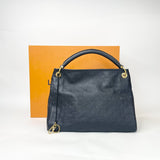 LOUIS VUITTON ARTSY MM IN BLK EMPREINTE LEA & GHW