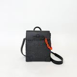 LIMITED EDITION LOUIS VUITTON NANO STEAMER IN BLK EMBOSSED LEA